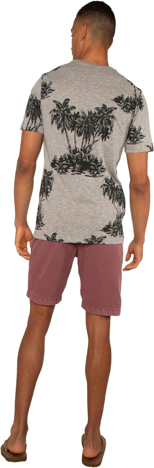 Protest Herren Manton T-Shirt M Dunkelgrau Melert, M Dunkelgrau Melert