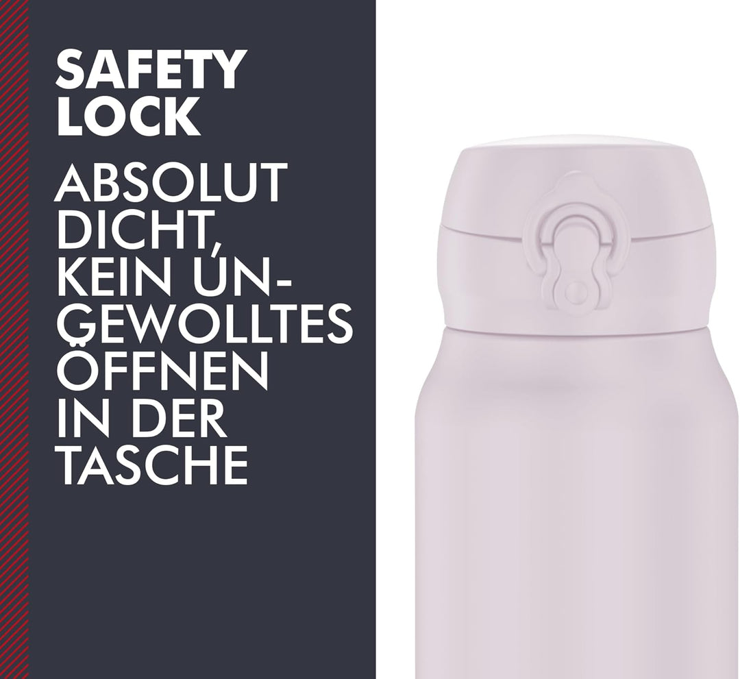 THERMOS ULTRALIGHT BOTTLE 0,75l, soft pink mat, Thermosflasche aus Edelstahl, 10 heiss / 20 h kalt,
