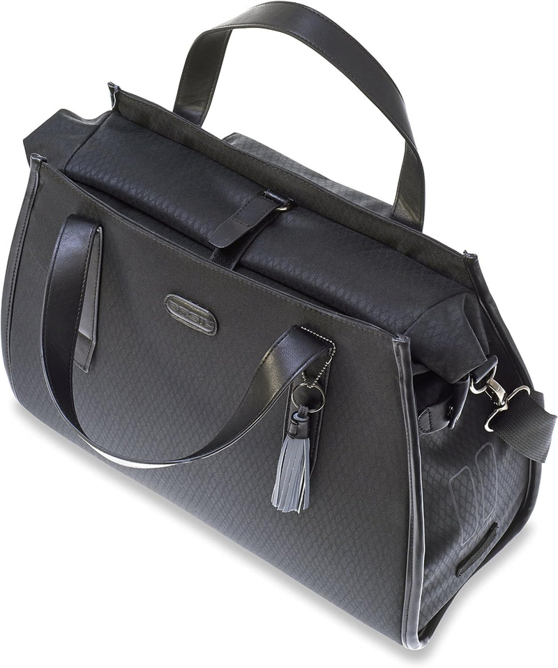 Basil Noir Business Bag - Rad Umhängetasche Schwarz 41 cm x 17 cm x 32 cm, Schwarz 41 cm x 17 cm x 3