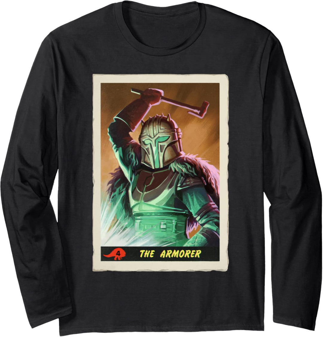 Star Wars The Mandalorian The Armorer Trading Card Langarmshirt