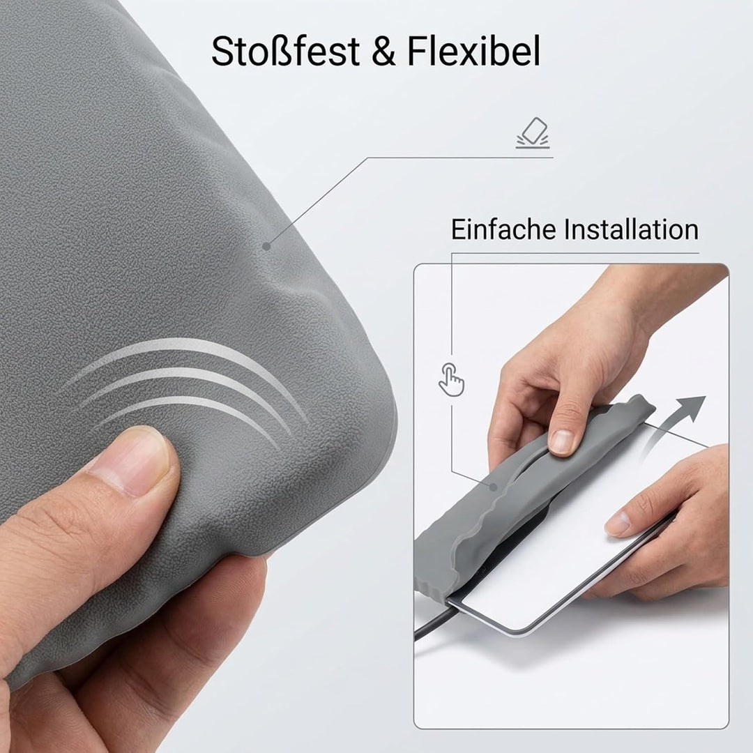 Silikon Schutzhülle für Starlink Mini, stossfestes Gehäuse grau