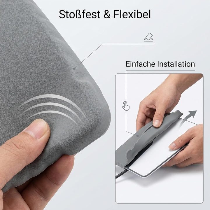 Silikon Schutzhülle für Starlink Mini, stossfestes Gehäuse grau