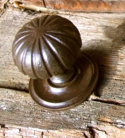 Antikas | Türknauf Aus Eisen | Rosette In Antik Optik | Türknopf Wie Zur Jahrhundertwende | Türbesch