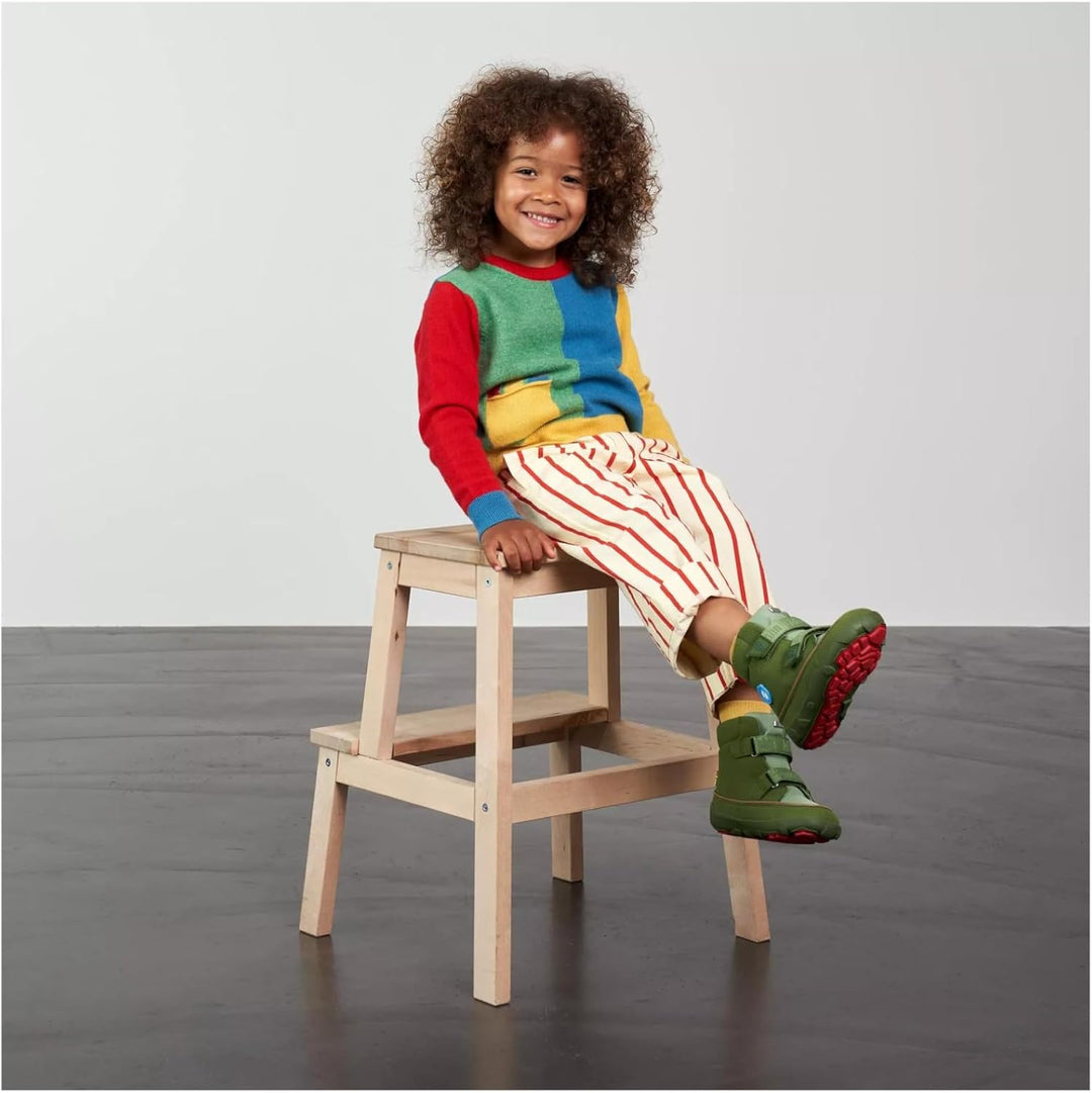 Affenzahn Unisex Kinder Midboot Chamude Comty Winterstiefel 27 EU Drache Grün, 27 EU Drache Grün