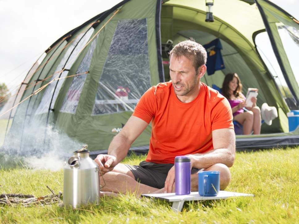 Edelstahl 'Scout" Kelly Kessel ® (1.2 liter) Outdoor Kocher - Volles Set