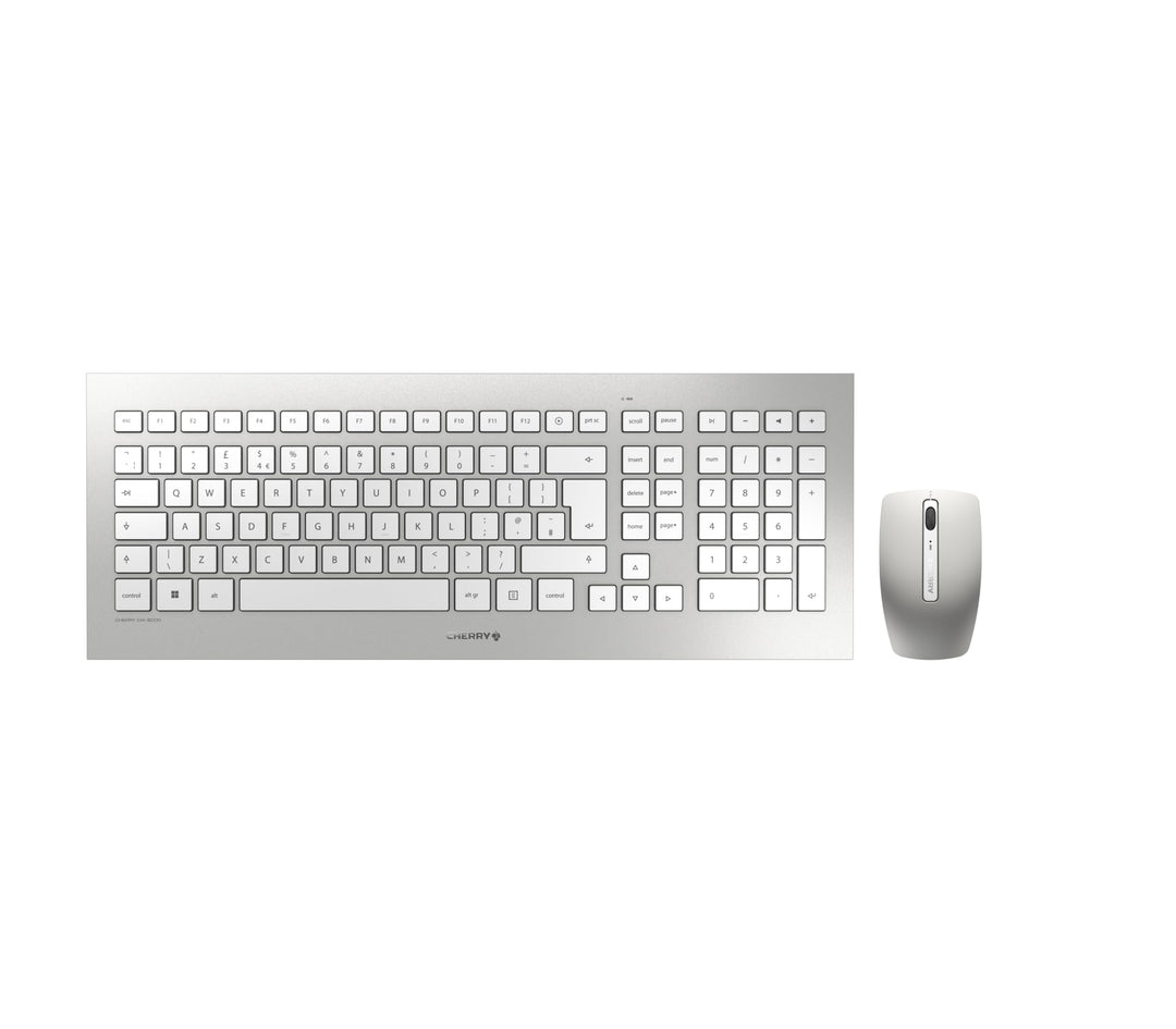CHERRY DW 8000, kabelloses Tastatur- und Maus-Set, Spanisches Layout (QWERTY), batteriebetrieben, ul