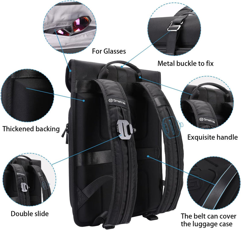 Smatree Hartschalen Rucksack Nur kompatibel mit DJI Mini 3 Pro/DJI Mini 4 Pro, Reisetasche für DJI M