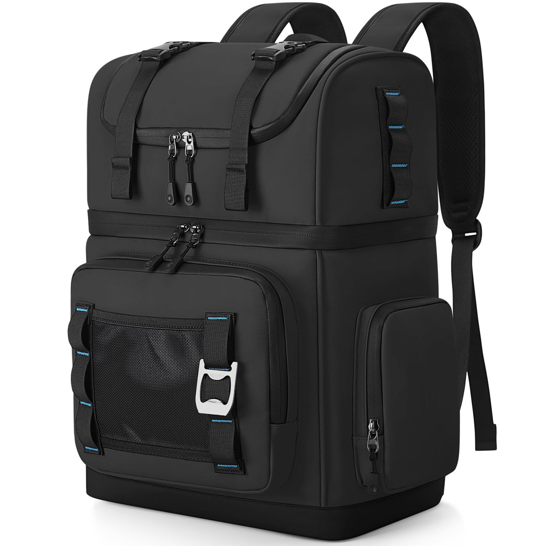 Grosser Kühlrucksack für Herren & Damen, Doppellagiger Kühltasche Rucksack Wasserdichter Isolierter