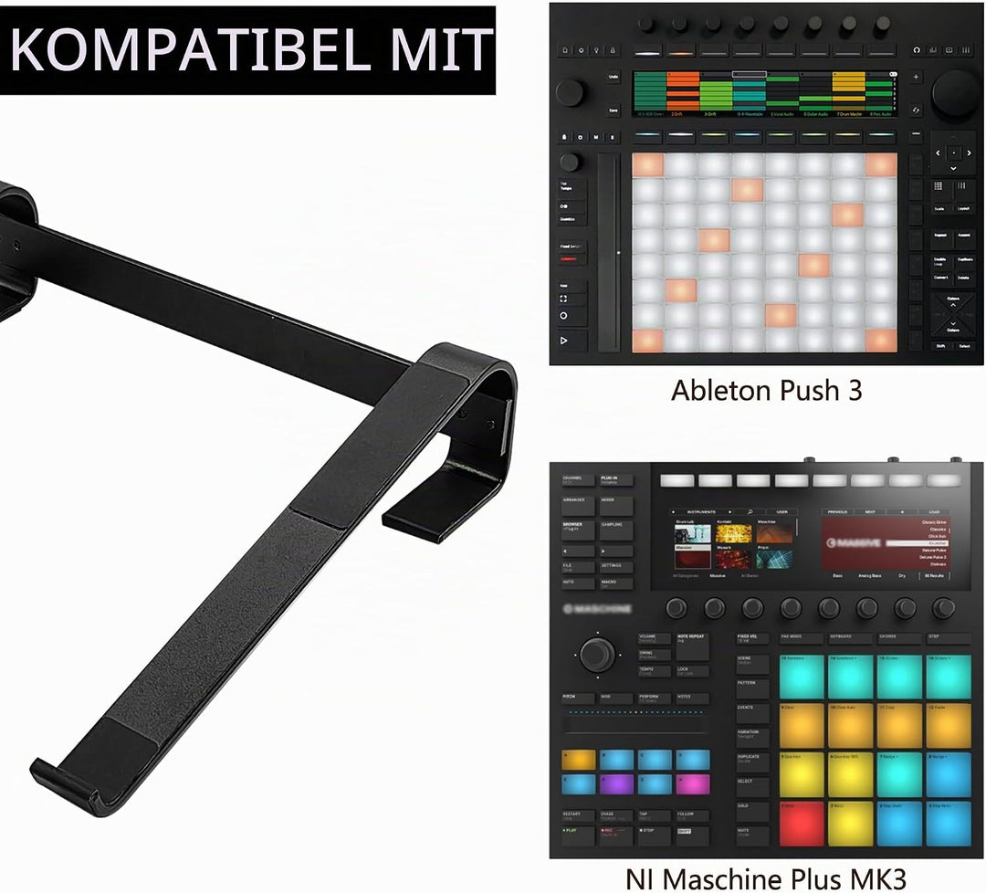 Aluminium-Drum-Controller-Ständer, tragbarer Kühlständer, kompatibel mit NI Maschine Plus MK3/Ableto