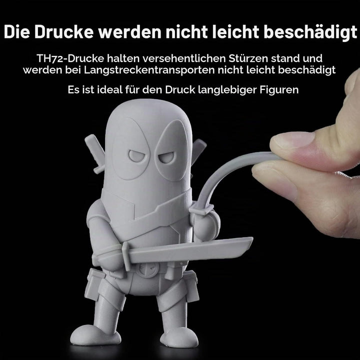 RESIONE TH72 Flexibles, robustes Harz für 3D-Drucker mit lang anhaltender Zähigkeit und schlagfestem