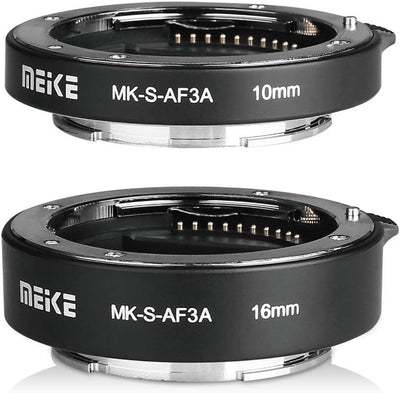 Meike MK-S-AF3A Metall Autofokus Makro Verlängerung Adapter für Sony E-Mount Ring 10mm 16mm Kamera d