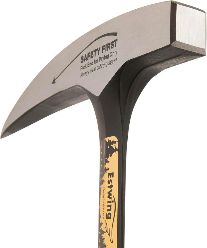Estwing Steinpickel-Halter mit zulaufender Spitze & Ledergriff, für 625 g, E30SE Black-special Editi