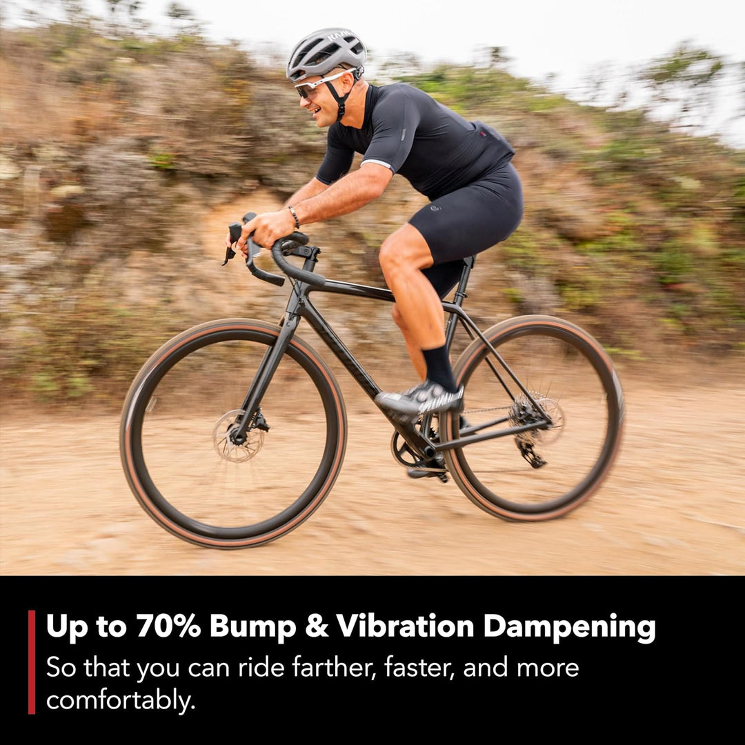 REDSHIFT ShockStop PRO Vorbau für Fahrräder, stossdämpfender Fahrradvorbau für Rennräder, Gravelbike