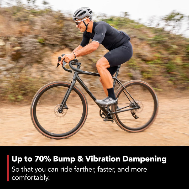 REDSHIFT ShockStop PRO Vorbau für Fahrräder, stossdämpfender Fahrradvorbau für Rennräder, Gravelbike
