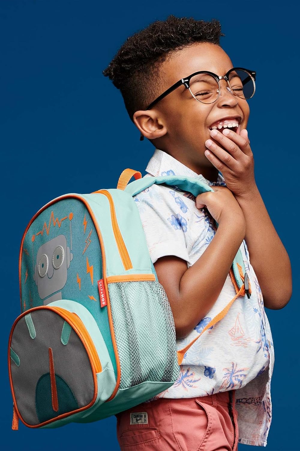 Skip Hop Sparks Kinderrucksack Kindergarten Alter 3-4 Jahre Rakete, Roboter