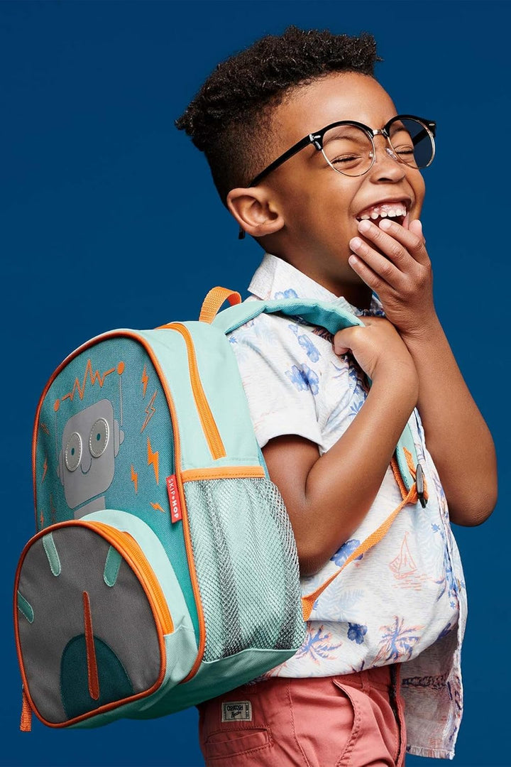 Skip Hop Sparks Kinderrucksack Kindergarten Alter 3-4 Jahre Rakete, Roboter