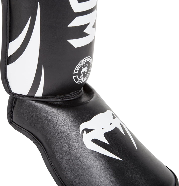 Venum Erwachsene Schienbeinshoner Challenger 2.0 L Schwarz/Weiss, L Schwarz/Weiss