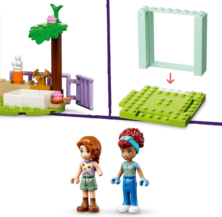 LEGO Friends Farmtierklinik, Bauernhof-Set mit Tierarzt-Spielzeug für Kinder ab 4 Jahren, Enthält 2