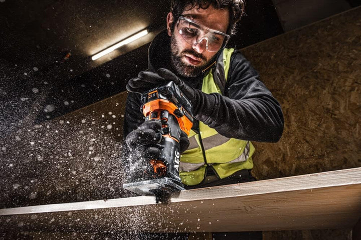 AEG 18 V Pro18V Brushless Akku-Kantenfräser, BOF18BL2-0, ohne Akku u. Ladegerät Kantenfräse 18 V, Ka