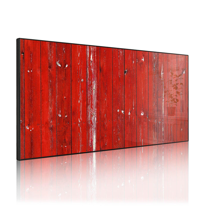 banjado Magnettafel schwarz 78 x 37cm / Magnetwand Metall/Magnetpinnwand als Memoboard/Pinnwand Magn