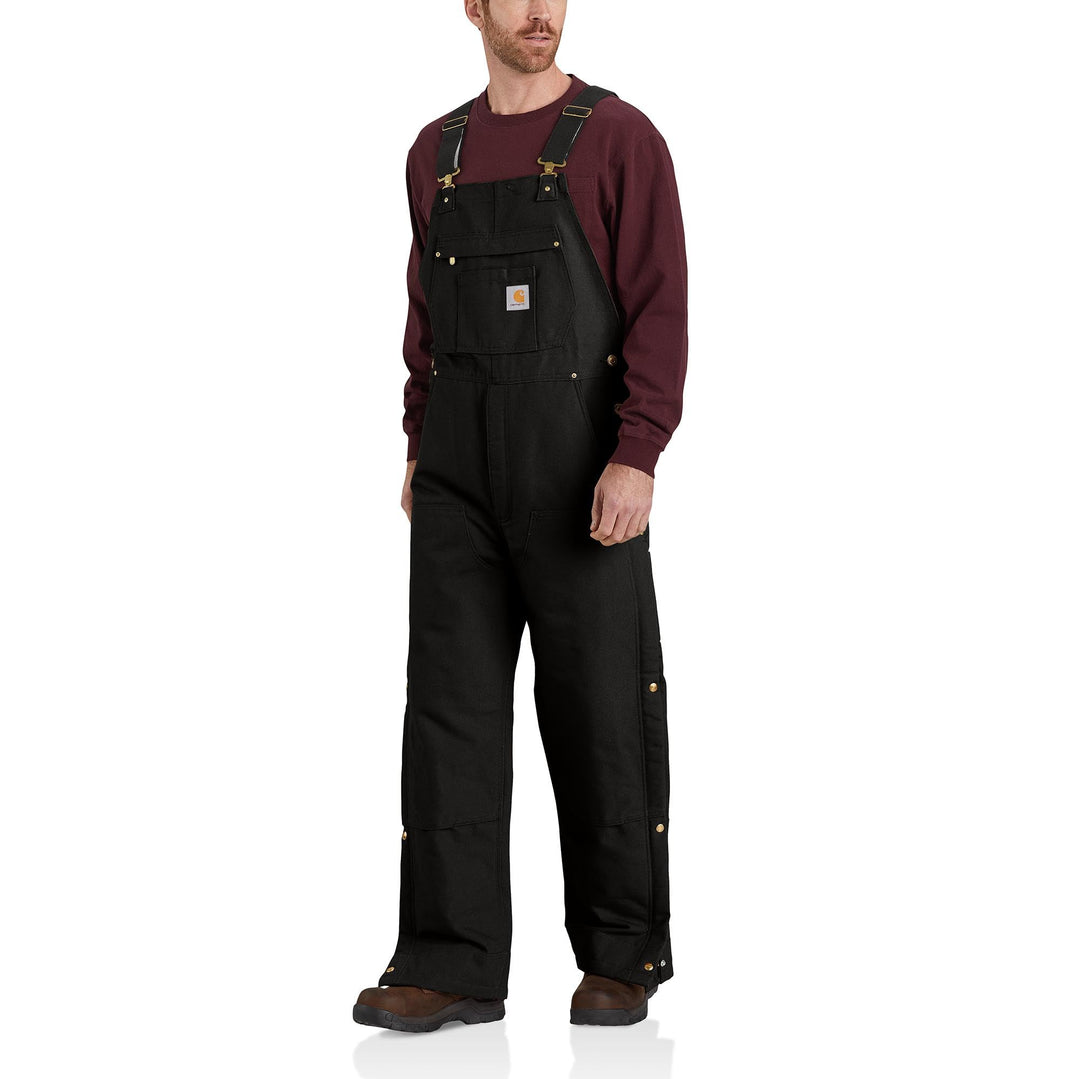 Carhartt Herren Latzhose 30W / 30L Schwarz, 30W / 30L Schwarz