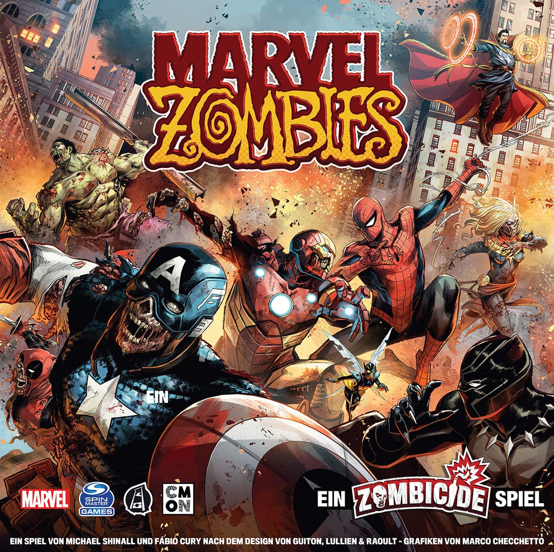 CMON | Marvel Zombies – Ein Zombicide Spiel | Kennerspiel | Dungeon Crawler | 1-6 Spieler | Ab 14+ J