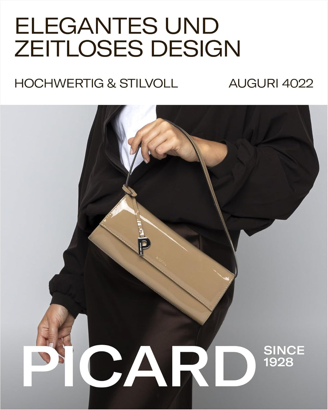 Picard Damen Abendtasche AUGURI aus Rindsleder Klein, 0 | mit Magnetverschluss | Abendtasche | Abend