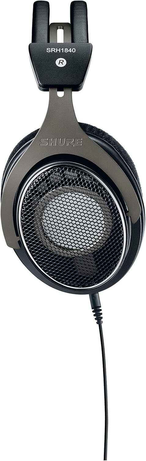 Shure SRH1840, offener Kopfhörer/Over-ear, High-End, geräuschunterdrückend, Kabel austauschbar, Velo