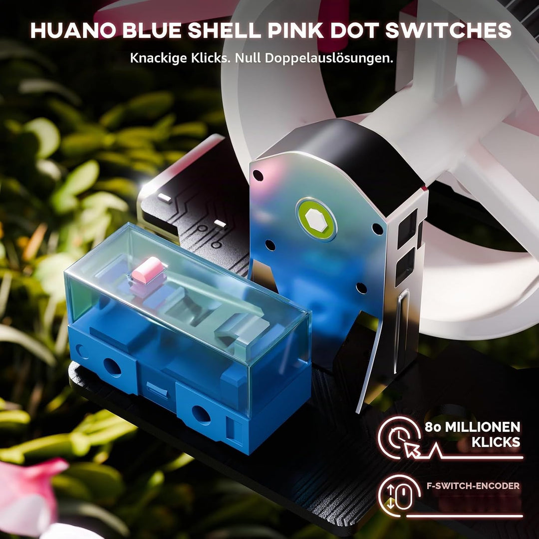 ATTACK SHARK G3 Kabellose Gaming-Maus, 25000 DPI, PAW3311-Sensor, 59g Superlight G305 Gamer-Mäuse, 8