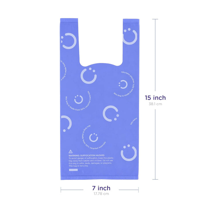 Ubbi Disposable Nappy Sacks, Lavender Scented, Easy-To-Tie Tabs, Baby Nappy Disposal, 400 Count 400