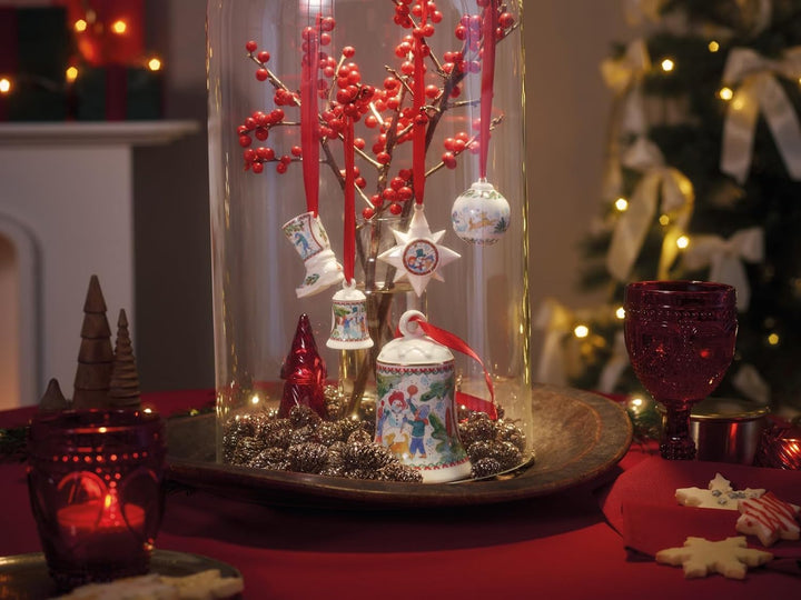 Hutschenreuther Weihnachten Sammelkollektion 2025 Porzellanglocke Weihnachtsspiele Weihnachtsglocke,