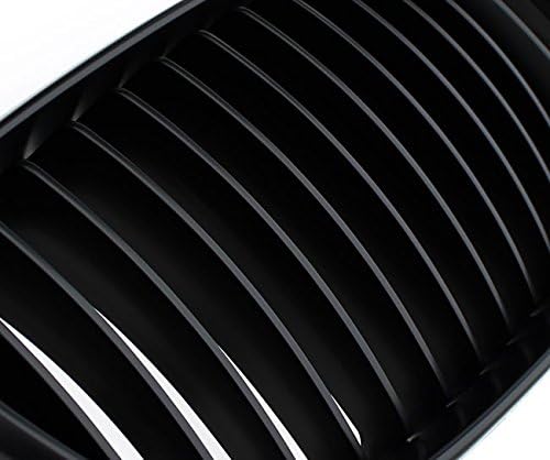 Kühler- Sport- Front- Rippen- Grill Schwarz Matt Eintragungsfrei Set