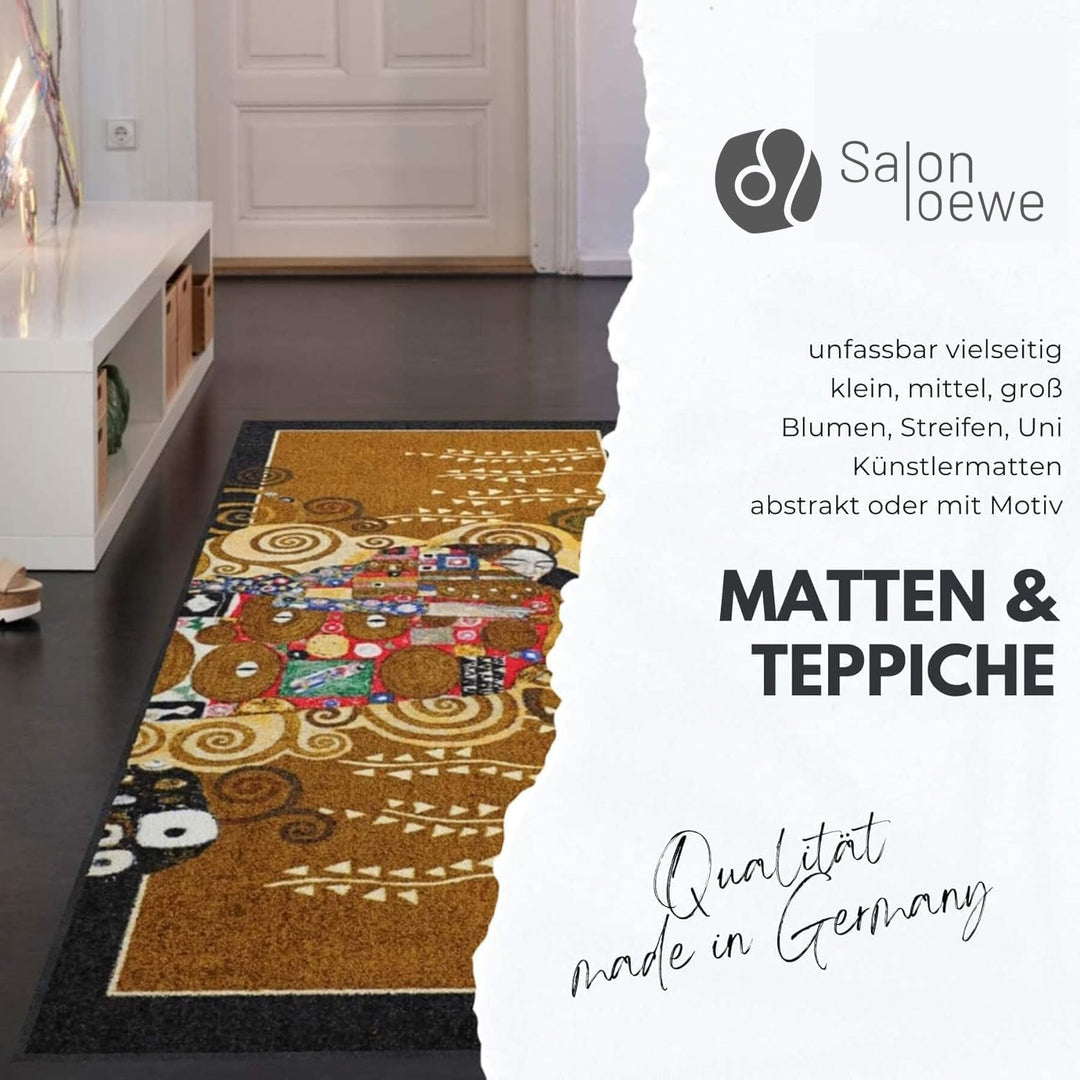 Salonloewe Minimatte Herzbaum 030x075 cm Fussabtreter Sauberlaufmatte draussen Fussmatte Indoor Schm