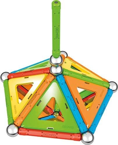 Geomag, Classic Confetti, 357 Magnetkonstruktionen und Lernspiele, Konstruktionsspielzeug, inkl. Kug