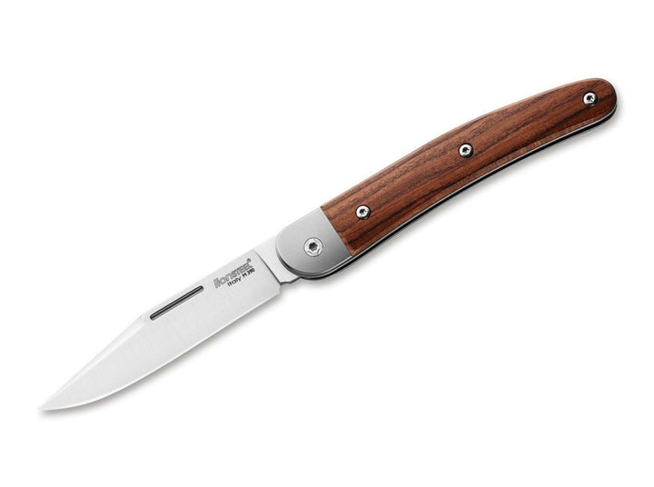 LionSteel Taschenmesser Jack One Santos mit Klinge aus M390 Stahl und Griff Santosholz in der Farbe