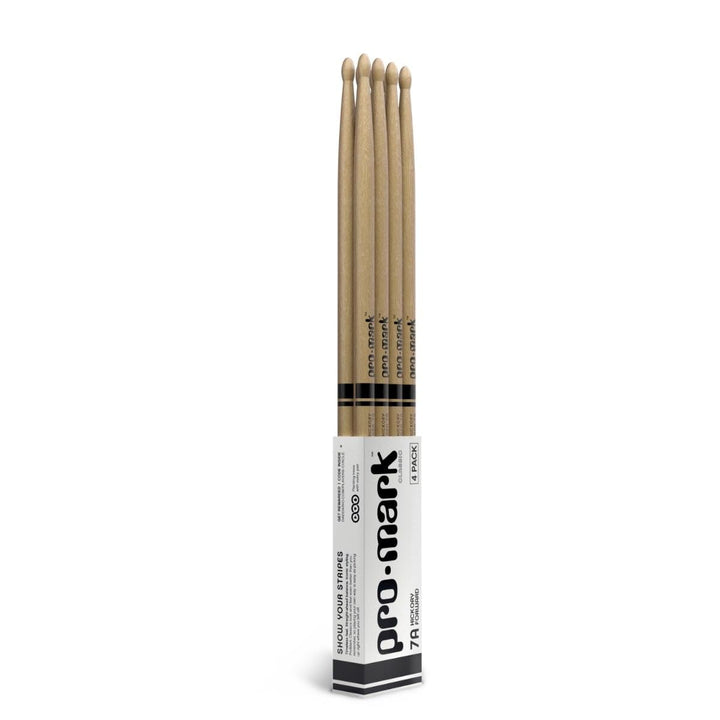 ProMark Drumsticks - Schlagzeug Sticks - Schlagzeugsticks - Klassischer Vorwärts 7A Hickoryholz, Ova