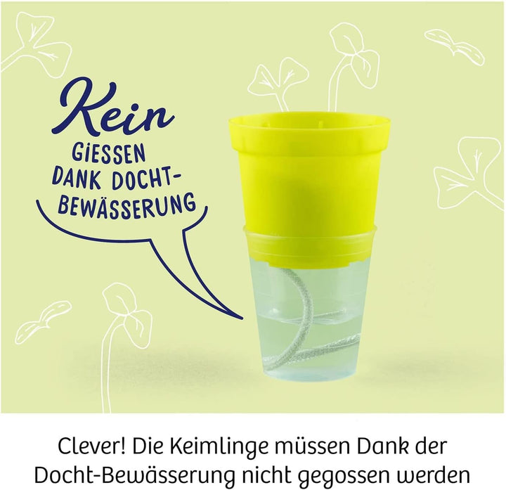 KOSMOS 636135 Microgreen-Garten, Bio-Keimlinge vertikal anpflanzen und geniessen, Gemüse-Keimlinge z