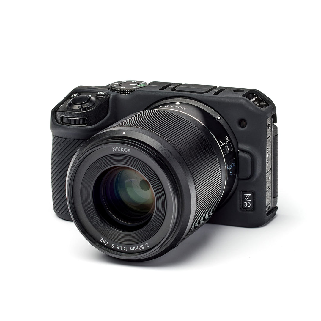 easyCover - Silikon Kameratasche - Schutz für Ihre Kamera - Nikon Z30 - Schwarz