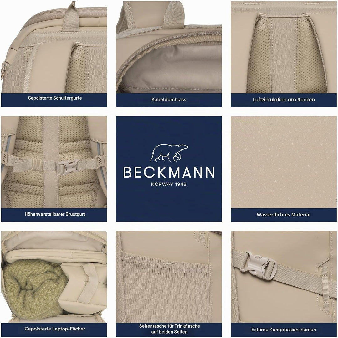 Beckmann Street GO Beige, Freizeitrucksack, Wanderrucksack