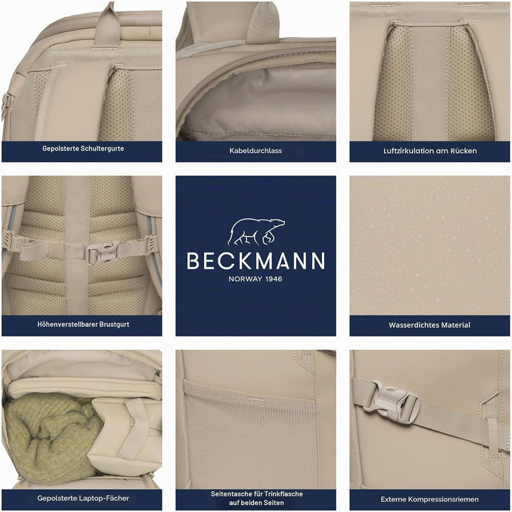 Beckmann Street GO Beige, Freizeitrucksack, Wanderrucksack