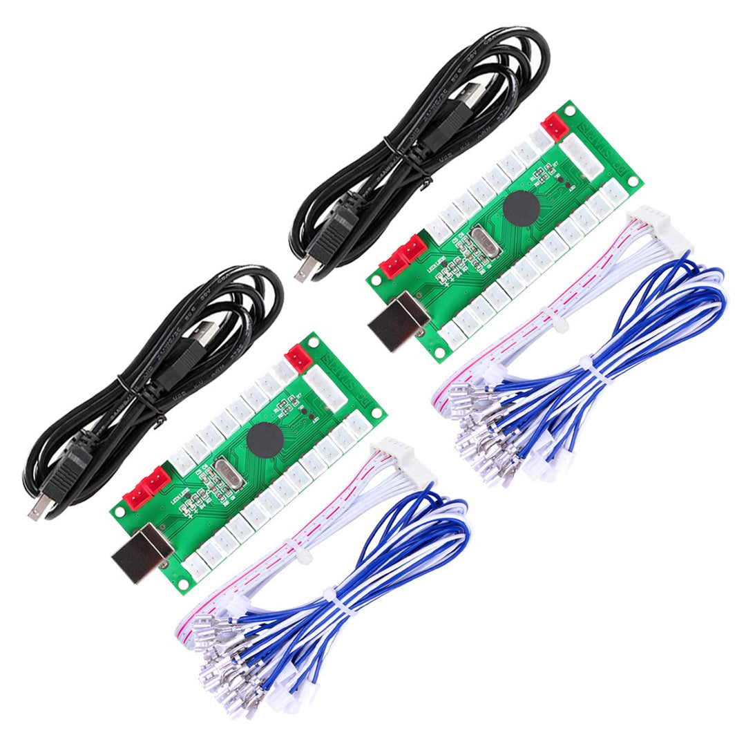 Fosiya Nullverzögerungs Arcade Controller USB Encoder PC Joystick für Windows & Linux & MAME & Raspb