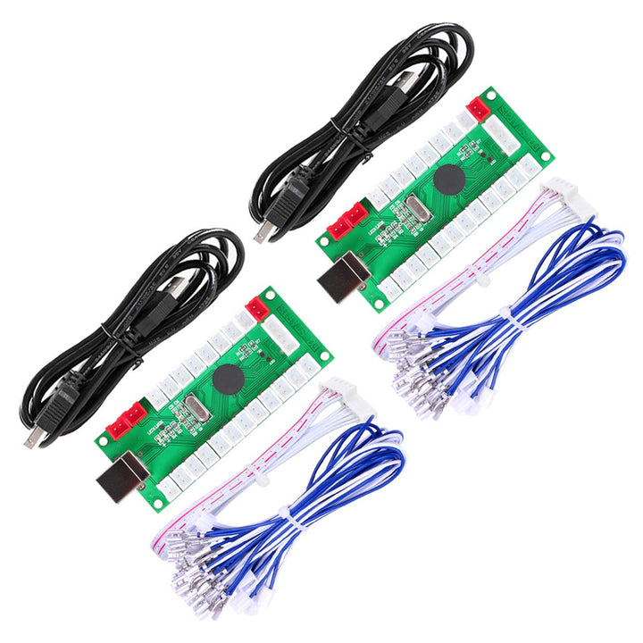 Fosiya Nullverzögerungs Arcade Controller USB Encoder PC Joystick für Windows & Linux & MAME & Raspb
