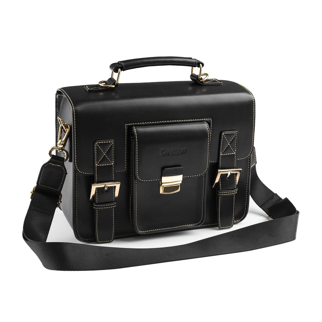 Cwatcun Kameratasche Kamera Umhängetasche Kompaktkamera Tasche Wasserdicht Retro Kompatibel für Cano