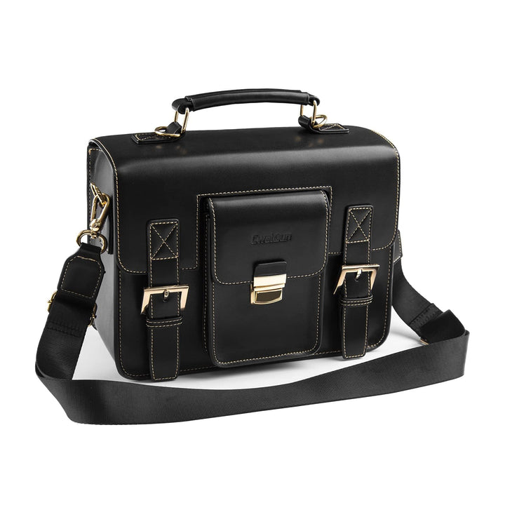 Cwatcun Kameratasche Kamera Umhängetasche Kompaktkamera Tasche Wasserdicht Retro Kompatibel für Cano