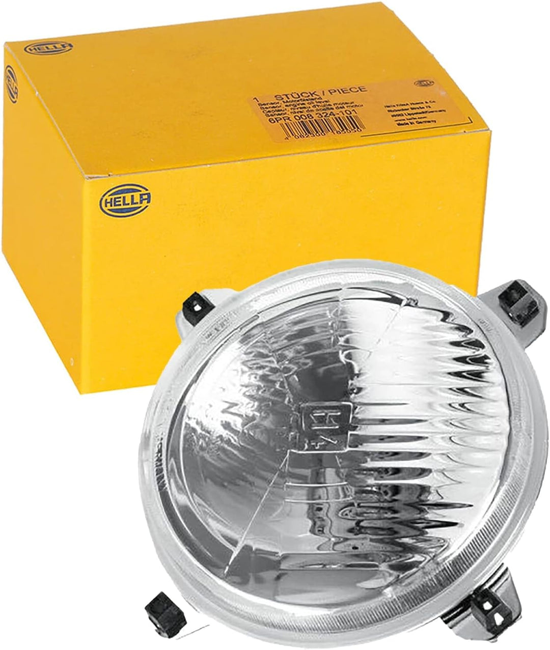 HELLA - Halogen-Hauptscheinwerfer - 12V - rund - Einbau - rechts/links - 1A3 005 649-007