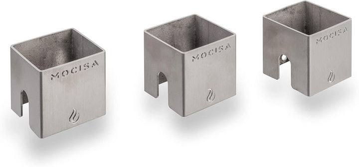 mocisa Universal BBQ Abstandshalter Edelstahl Distanz | Feuerplatte | Grillplatte | Feuertonne | Pla