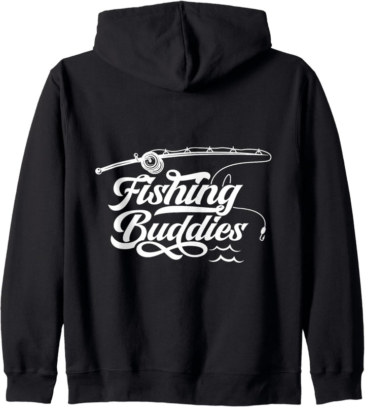 Fischen Freunde Angel Freund Angelfreund Angelkumpel Angeln Kapuzenjacke