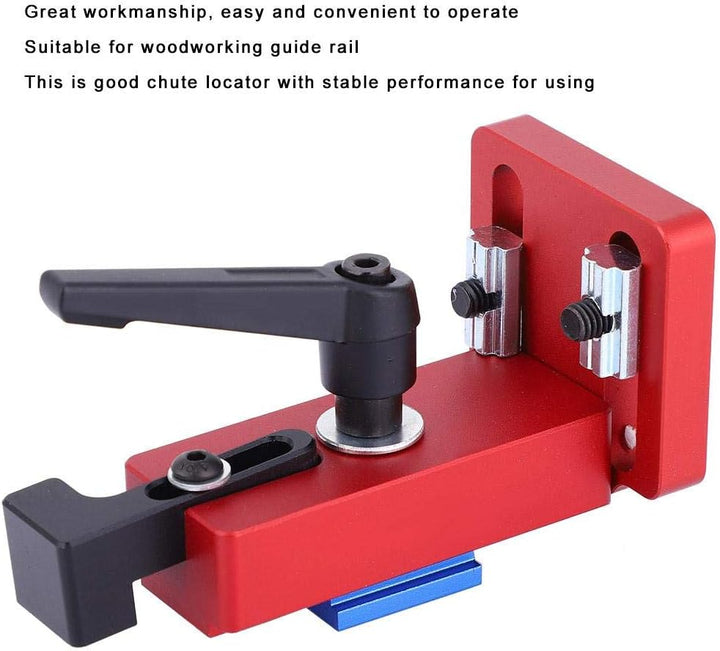 Chute Locator, 45 Typ Chute Locator Aluminiumlegierung Trägerverbinder Holzbearbeitungsschiene Gehru