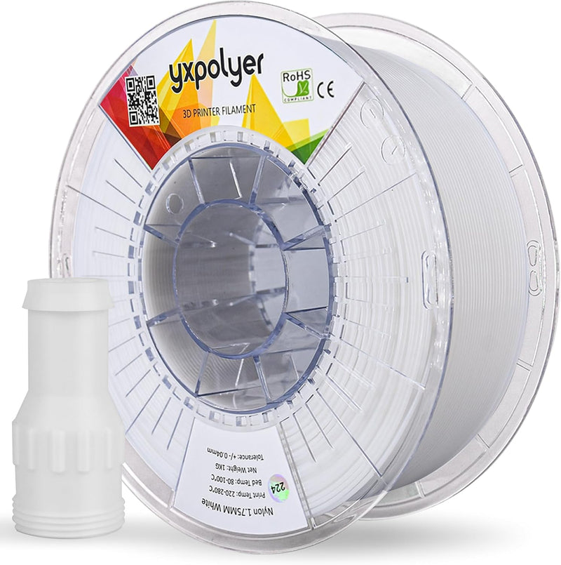 Nylon 3D Drucker-Filament 1,75 mm 1-kg-Spule PA6 Filament 3D-Drucker-Engineering-Filament, Hohe Abri