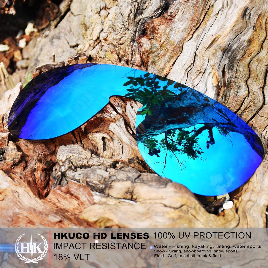 HKUCO Plus Mens Replacement Lenses For Oakley Trillbe - 2 pair